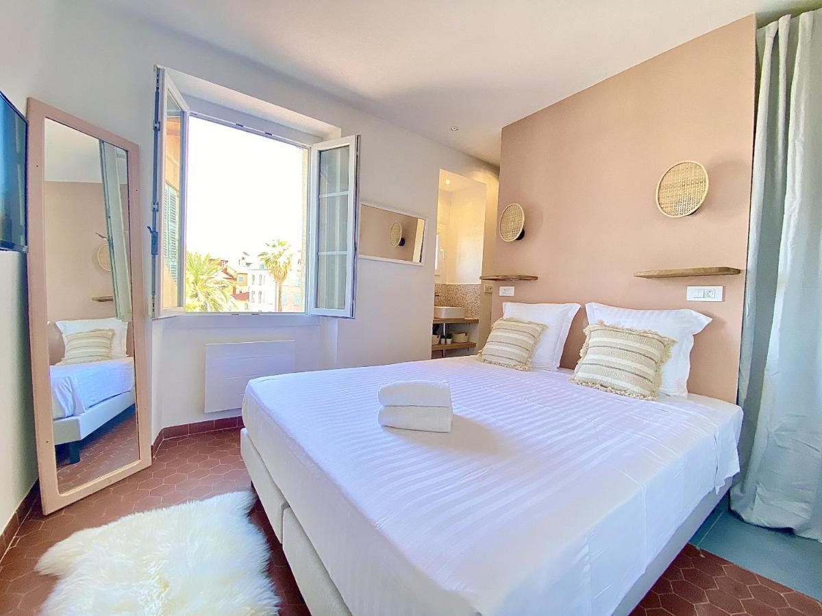 Sablettes Beach-Plage-Vue Mer-Centre Ville مينتون المظهر الخارجي الصورة